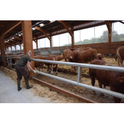 Panneau d'alimentation libre-service 2 lisses Ø 88 mm - 6 m