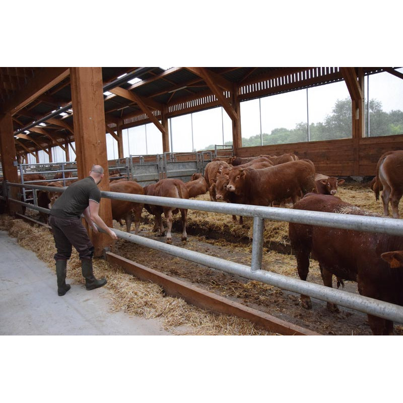 Panneau d'alimentation libre-service 2 lisses Ø 88 mm - 6 m