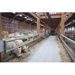 Panneau d'alimentation libre-service 2 lisses Ø 88 mm - 6 m