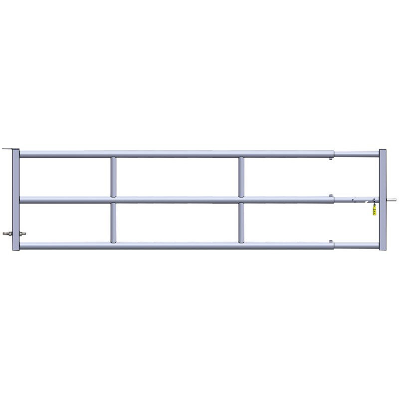 Barrière 3 lisses extensible Ø 60 mm H. 0,79 m pour passage robot racleur - 4/5 m Barrière 3 lisses extensible Ø 60 mm H. 0,79 m pour passage robot racleur - 4/5 m