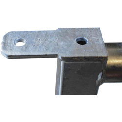 Panneau 3 lisses extensible Ø 60 mm H. 0,79 m pour passage robot racleur - 0,90/2 m