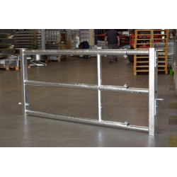 Panneau 3 lisses extensible Ø 60 mm H. 0,79 m pour passage robot racleur - 2/3 m