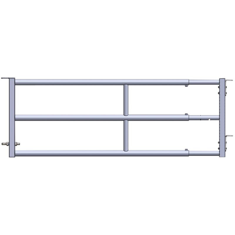 Panneau 3 lisses extensible Ø 60 mm H. 0,79 m pour passage robot racleur - 3/4 m Panneau 3 lisses extensible Ø 60 mm H. 0,79 m pour passage robot racleur - 3/4 m