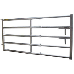 Embout arrière 5 lisses pour barrière de stabulation 0,90/2 m  Embout arrière 5 lisses pour barrière de stabulation 0,90/2 m