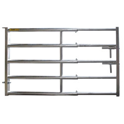 Embout arrière 5 lisses pour barrière de stabulation 0,90/2 m  Embout arrière 5 lisses pour barrière de stabulation 0,90/2 m
