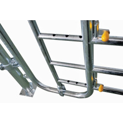 Embout avant 5 lisses passage d'hommes ou veaux pour barrière de stabulation