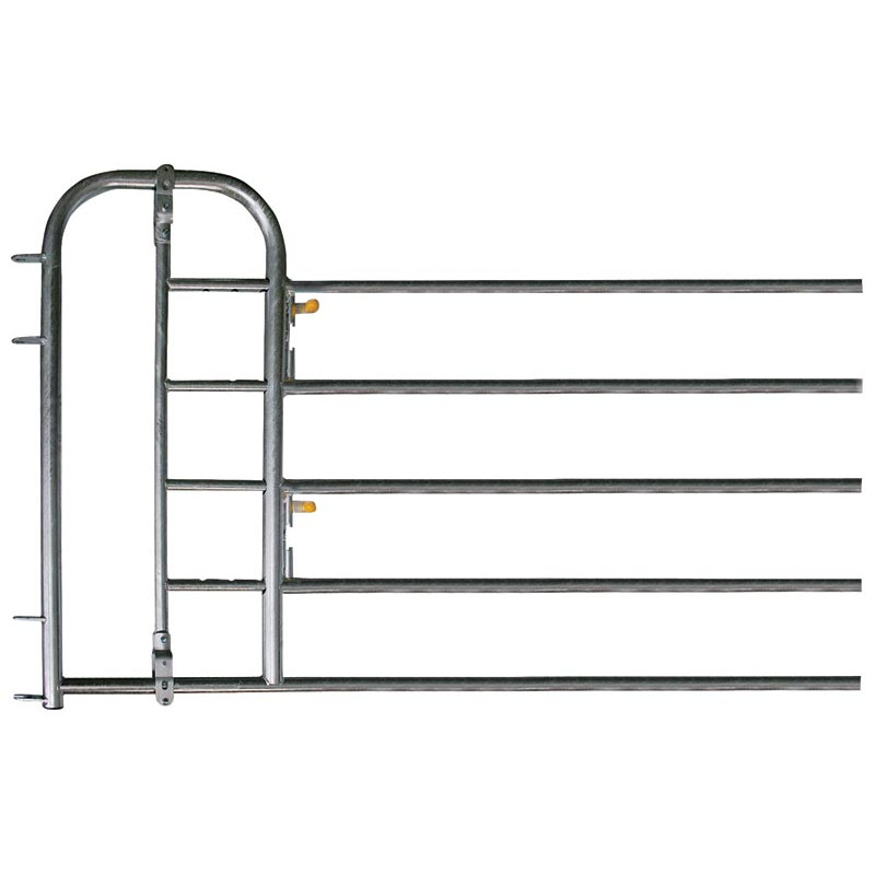 Embout avant 5 lisses passage d'hommes ou veaux pour barrière de stabulation