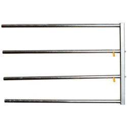 Embout avant 4 lisses Ø 48,3 mm avec 2 verrous automatiques easylock Embout avant 4 lisses Ø 48,3 mm avec 2 verrous automatiques easylock