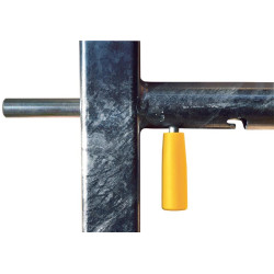 Embout avant 4 lisses Ø 48,3 mm avec 2 verrous automatiques easylock Embout avant 4 lisses Ø 48,3 mm avec 2 verrous automatiques easylock