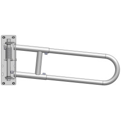 Portillon 2 lisses extensible anti-retour pour passage d'animaux ou couloir Portillon 2 lisses extensible anti-retour pour passage d'animaux ou couloir