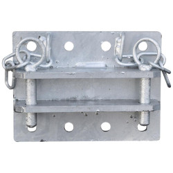 Chape de fixation double