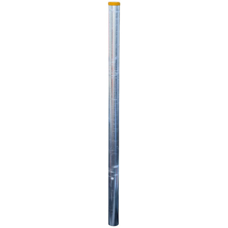  Poteau nu à sceller Ø 102 mm - H. 2,13 m - Epais. 4 mm