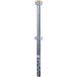 Poteau 3 directions - Ø 102 mm - à sceller
