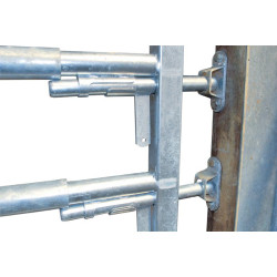 Platine de réception de verrou standard face et côté