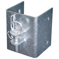 Chape de fixation pour bout de mur - larg. 154 mm