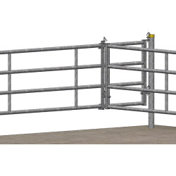 Plat de fixation à double chape