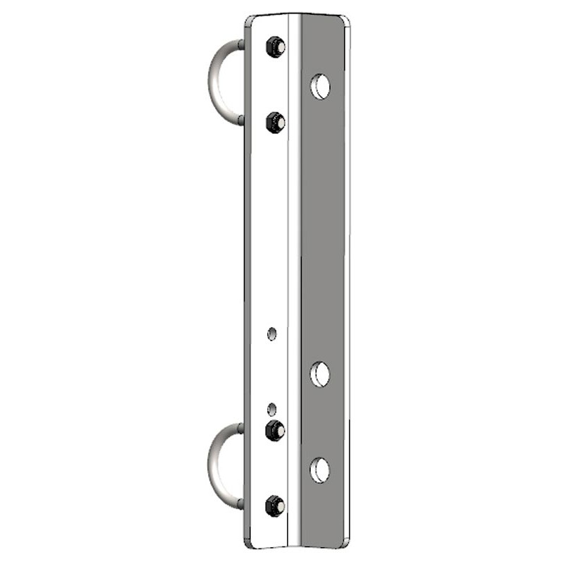 Système de réception de verrous pour barrières 4 ou 5 lisses