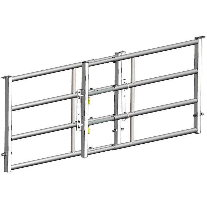 Système de réception de verrous pour barrières 4 ou 5 lisses