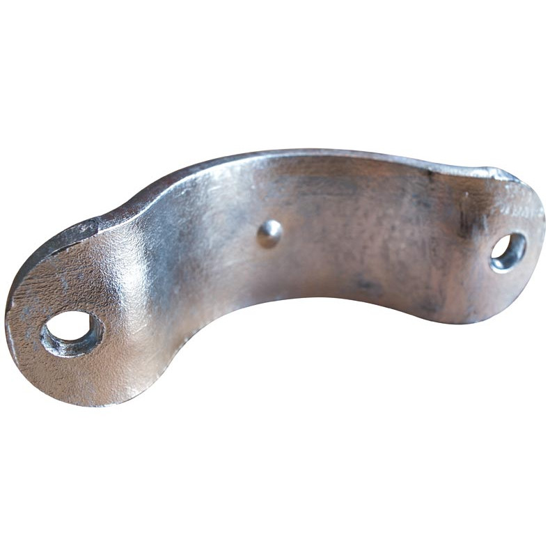 1/2 bride nue pour poteau rond Ø 102 mm 1/2 bride nue pour poteau rond Ø 102 mm