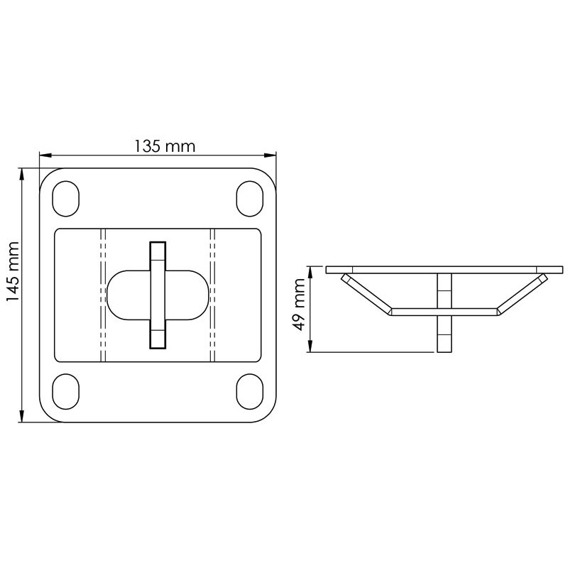 Platine murale "EASYLOCK"
