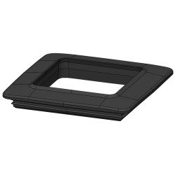 Protection PE "ISOPROTEC" pour poteau ⧄ 90x90 mm