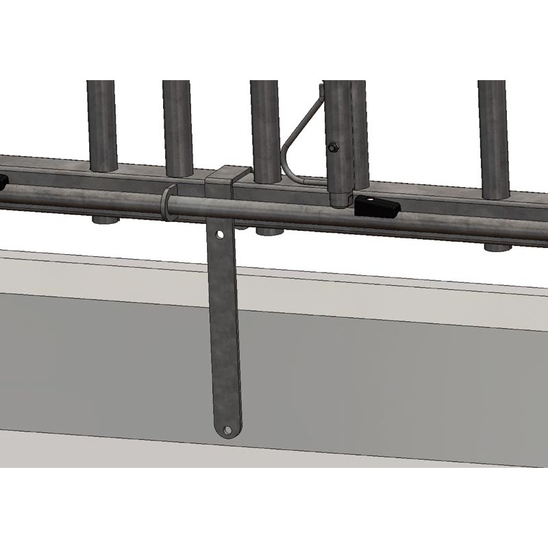 Renfort de fixation sur muret pour cornadis PRO SUEDOIS Renfort de fixation sur muret pour cornadis PRO SUEDOIS