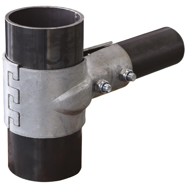 Coquille ronde 102 mm pour pose bat-flancs nu sur poteau 102 mm - Simple rangée