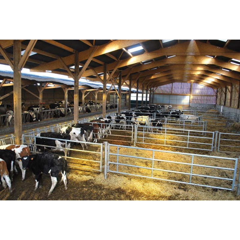 Embout arrière 5 lisses pour barrière de stabulation 0,90/2 m