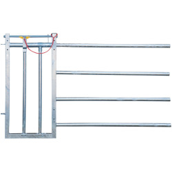Embout avant cornadis 4 lisses pour barrière de stabulation