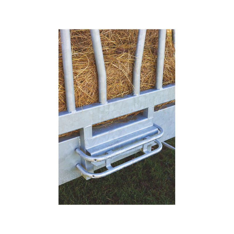 Protection d'attelage pour râtelier métallique