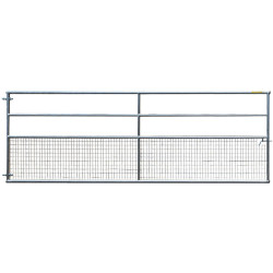 Barrière ovins fixe semi-grillagée 4 m