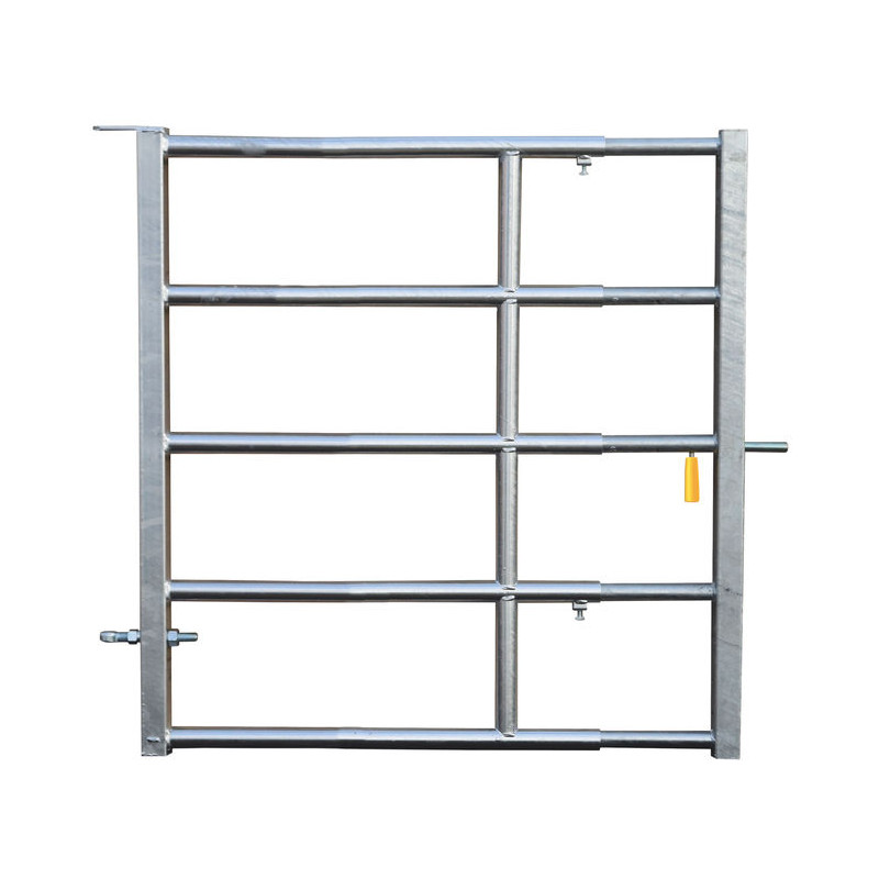 Barrière herbage Ø 42,4 mm extensible avec 1 verrou - 1,10/2 m