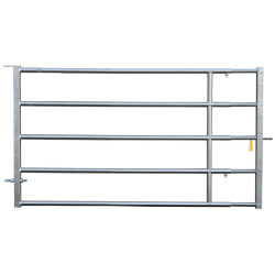 Barrière herbage Ø 42,4 mm extensible avec 1 verrou - 2/3 m