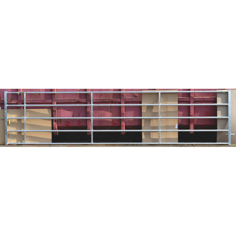 Barrière herbage Ø 42,4 mm extensible avec 1 verrou - 5/6 m