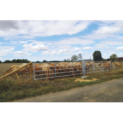 Panneau herbage Ø 42,4 mm extensible - 5/6 m Panneau herbage Ø 42,4 mm extensible - 5/6 m