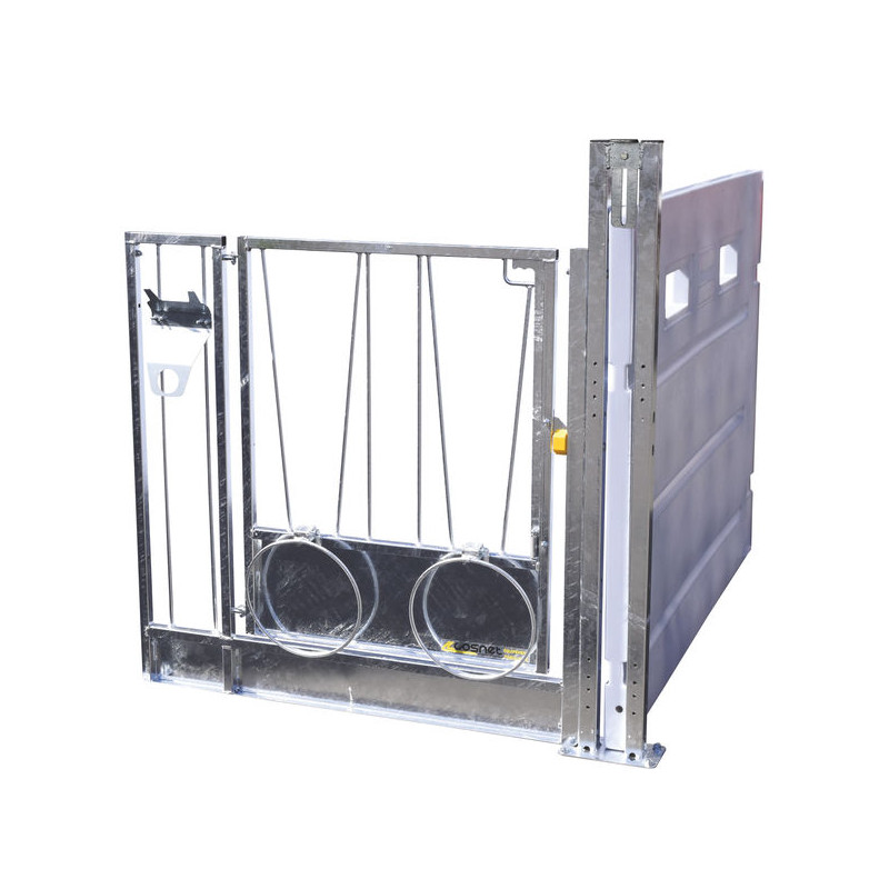 Extension de case à veau HYGIENE PRO GM à cloisons PE amovibles Extension de case à veau HYGIENE PRO GM à cloisons PE amovibles
