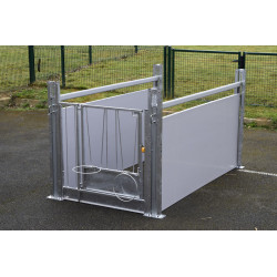 Case à veau STANDARD GM à cloisons PVC amovibles Long. 2,40 m