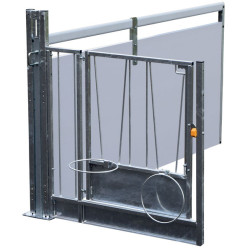 Extension pour case à veau STANDARD GM à cloisons PVC amovibles Long. 2,40 m