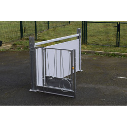Extension pour case à veau STANDARD GM à cloisons PVC amovibles Long. 2,40 m