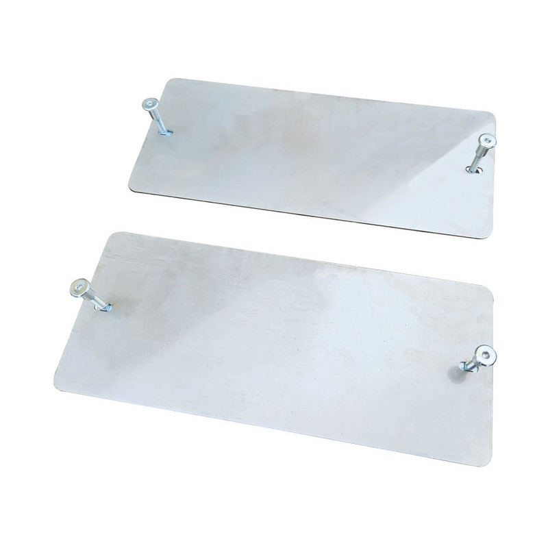 Obturateurs inox pour cloison PEHD