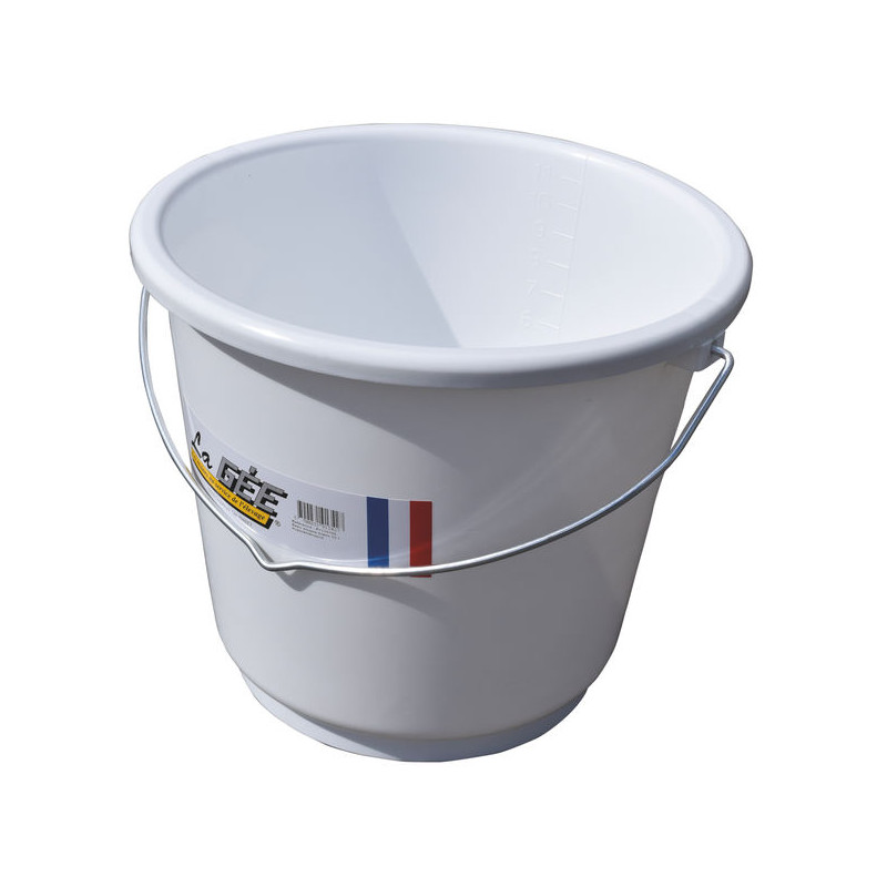 Seau rond 12 litres gradué