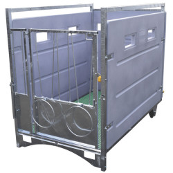 Box à veau roulant XL HYGIENE PRO - PEHD
