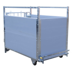 Box à veau roulant XL STANDARD - PVC Box à veau roulant XL STANDARD - PVC