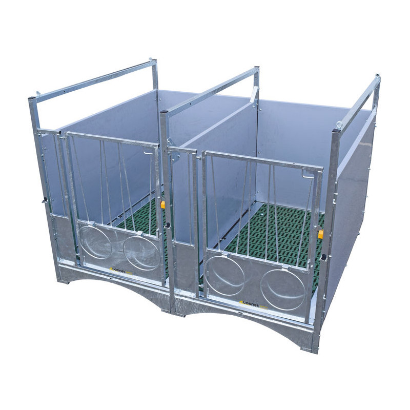 Box à veau roulant XL DUO STANDARD - PVC