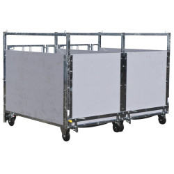 Box à veau roulant XL DUO STANDARD - PVC