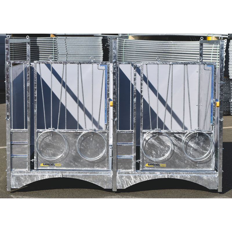 Box à veau roulant XL DUO STANDARD - PVC