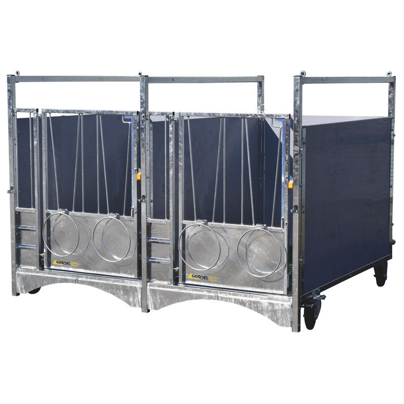 Box à veau roulant XL DUO STANDARD - PVC