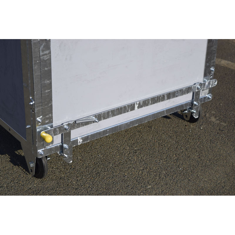 Mécanisme basculant pour fond caillebotis de box à veau roulant STANDARD ou HYGIENE PRO - Modèle simple