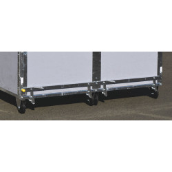 Mécanisme basculant pour fond caillebotis de box à veau roulant STANDARD - Modèle DUO