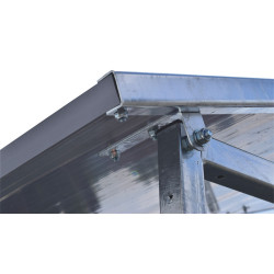 Toiture pour box à veau roulant XL HYGIENE PRO et STANDARD